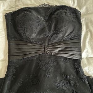 Lace overlay WHBM a-line dress - with lace shrug